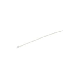 100 PACK 6 CABLE TIES -WHITE NYLON ZIP TIE WRAPS - UL TAA