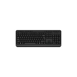 SPILL-RESISTANT MULTIMEDIA DESKTOP KEYBOARD (USB) ONLY