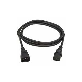 PDU POWER CORD C13 TO C14 10A 250V H05VVF 2M BLACK