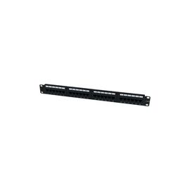 24 Port 1U Rackmount Cat 6 110 Patch Panel