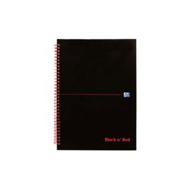 BLACK N RED A4 PROJECT BOOK BLACK K66070
