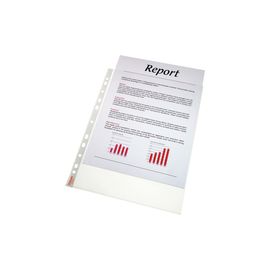 Esselte Clear Embossed Pocket Clear Pack of 100 23752