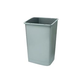 ADDIS 54L FLIP TOP BIN BASE METALLIC