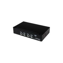4 Port 1U Rack Mount USB KVM Switch with OSD
