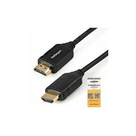 0.5 m 4K HDMI Cable - Premium High Speed HDMI Cable - Certified - 4K 60Hz - Short HDMI Cable - 50 cm HDMI Cable - HDMI 2.0 Cable