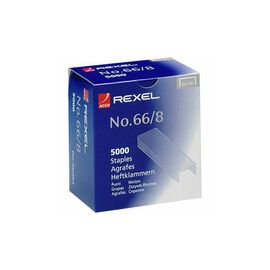 REXEL STAPLES NO66/8 8MM 06065 PK5000