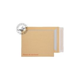Purely Packaging Board Back Pocket Peel and Seal Manilla 120gsm 267x216mm (Pk 125)