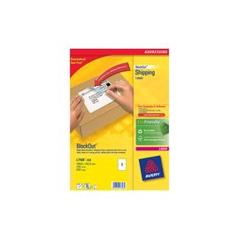 Avery Jam-Free Laser Label 199.6x143.5mm 2 per Sheet Pack of 250 L7168-250 (FSC)