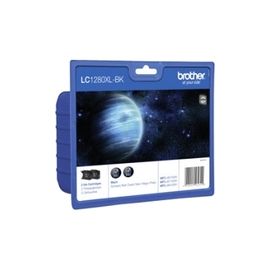 LC-1280XLBK BLACK INK BLISTER CONTAINS 2 X BK