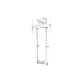 Neomounts by Newstar Motorised Wall Stand incl. storage box 10 cm. Wheels VESA 100x100 up to 800x600 White