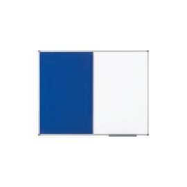 Nobo Elipse Combination Board Magnetic Drywipe/Blue Felt 900x600mm 1902257