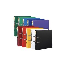PremTouch Lever Arch File Polypropylene A4 Assorted Ref 53374E [Pack 10]