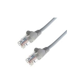 0.3m RJ45 Cat6 UTP LSZH Stranded snagless Network Cable GREY