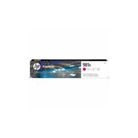 PageWide Cartridge, HP 981A, 6500 Page Yield, Magenta