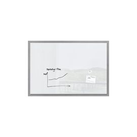 Sigel Artverum High Quality Tempered Glass Magnetic Board With Fixings 1800x1200mm White