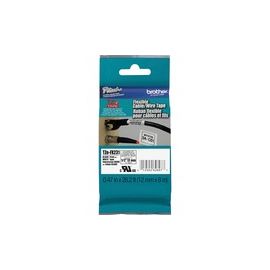 P-Touch Tape 1/2" Blk on Wht Industrial Tape.