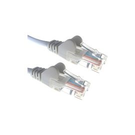 0.5m RJ45 Cat6 UTP LSZH Stranded snagless Network Cable GREY
