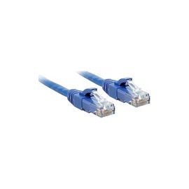 LINDY Cat.6 U/UTP Kabel, blau, 0,3m