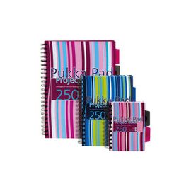 PUKKA PAD A5 PROJECT BOOK HARDBACK ASST