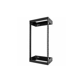 21U 19" Wall Mount Network Rack - Adjustable Depth 12-20" Open Frame for Server Room /AV/Data/Computer Equipment w/Cage Nuts