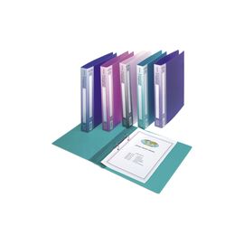 Snopake Executive Ring Binder A4 25mm Electra Pack of 10 Assorted 13377