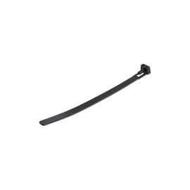 100 PACK OF RESEALABLE ZIP TIE - 6 - BLACK