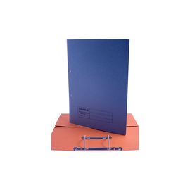 Guildhall Transfer Spring Files with Inside Pocket 315gsm 38mm Foolscap Blue Ref 349-BLUZ [Pack 25]