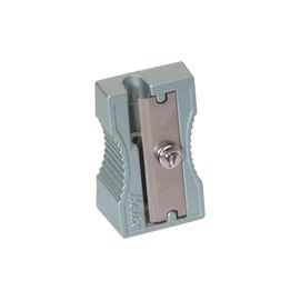 Helix Oxford Pencil Sharpener Metal Wedge Anti-tamper Screw 1 Hole Ref Q01021 [Pack 20]