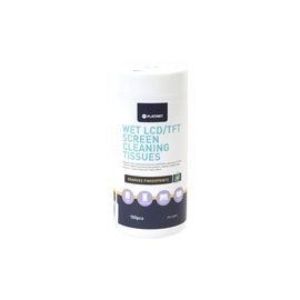 LCD CLEANING TISSUES (100 PACK) -SIZE 20X13CM TUV CERTIFIED