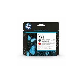 HP Printhead 771, Matte Black/Chromatic Red