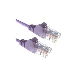 0.5M RJ45 Cat5e UTP Stranded snagless Network Cable PURPLE