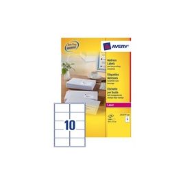 AVERY BoÃ®te de 1000 étiquettes laser blanc 99.1X57 L7173-100