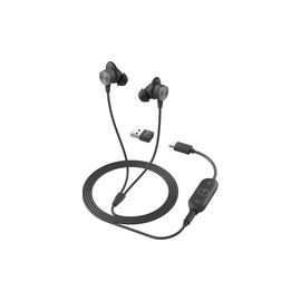 LOGI ZONE WIRED EARBUDS TEAMS - GRAPHITE - EMEA