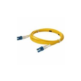 3m LC (Male) to LC (Male) Yellow OS2 Duplex Fiber LSZH-rated Patch Cable
