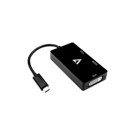 BLACK USB C ADAPTERUSB C TO VGA DVI HDMI ADAPTER