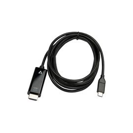 USB-C TO HDMI CABLE 2M BLACK BLACK USB-C VIDEO CABLE