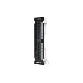 INTELLINET PANEL DE PARCHEO CAT6 12 PUERTOS MONTAJE EN PARED