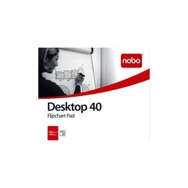 Pack5 Flipchart Pad Nobo B1 40 Sheets
