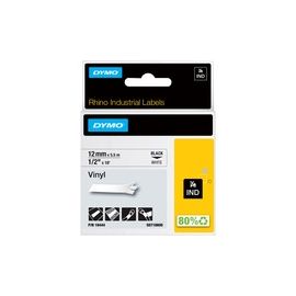 RHINO 1/2 WHITE VINYL LABELS