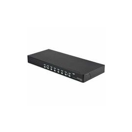 8 Port 1U Rack Mount USB KVM Switch Kit with OSD and Cables