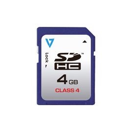 V7 SD CARD 4GB SDHC CL4 RETAIL