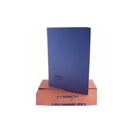 Guildhall Transfer Spring File 420gsm Pocket Foolscap Blue Ref 211/6000Z [Pack 25]