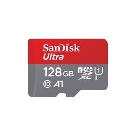 128GB SANDISK ULTRA MICROSDXC SD ADAPTER 100MB/S CLASS 10 UHS