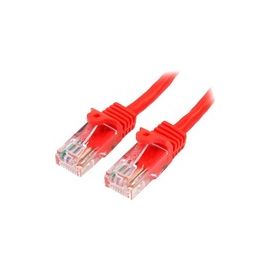 7m Red Cat5e Patch Cable with Snagless RJ45 Connectors - Long Ethernet Cable - 7 m Cat 5e UTP Cable