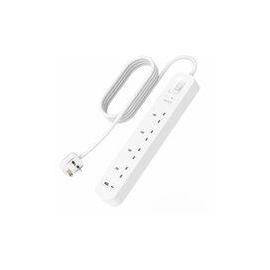 SURGE PROTECTION WITH USB C 4 OUTLET