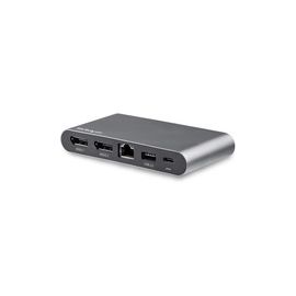 USB C Multiport Adapter - Dual 4K Monitor - Windows - USB-C to Dual DisplayPort Adapter - 2x USB-A Ports - 100W PD 3.0 - GbE