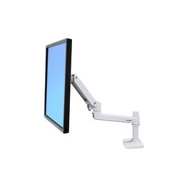 LX DESK MOUNT LCD ARM NO GROMMET MOUNT BRIGHT WHITE