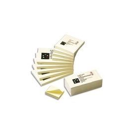 5 ETOILES Bloc repositionnable de 100 feuilles 76 x 76 mm jaune