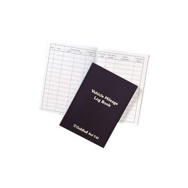 Guildhall Vehicle Mileage Log Book 60 Pages 149x104mm Black Ref T43Z