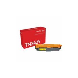 Everyday Toner Yellow cartridge equivalent to BROTHER TN-242Y for use in: Brother HL-3142, 3152, 3172; DCP-9022; MFC-9142, 9332, 9342